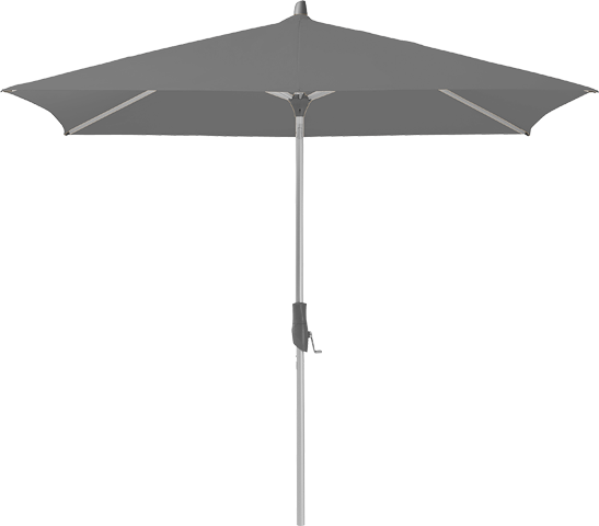 ALU-TWIST - 250x200 / rechteckig / 2 / Stone grey / ohne / Natureloxiertes Aluminium