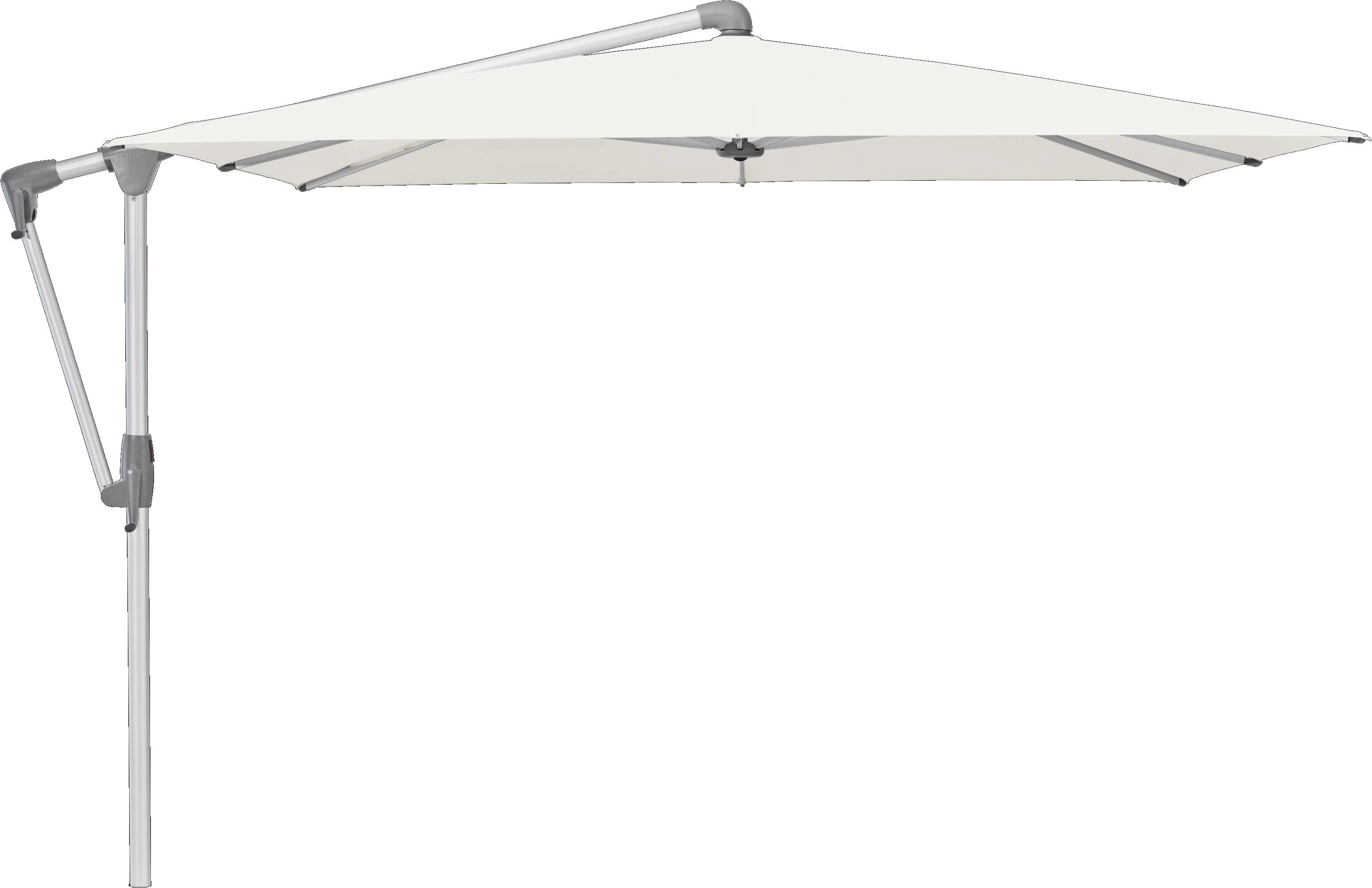 SUNWING Casa - 300x240 / rechteckig / 4 / White / ohne / Natureloxiertes Aluminium