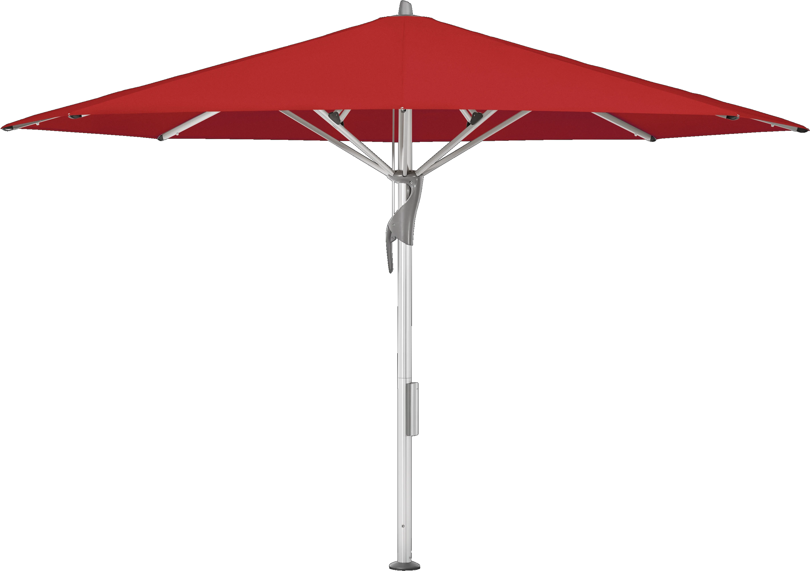 FORTELLO LED - 400 / rund / 4 / Carmine / ohne / Natureloxiertes Aluminium