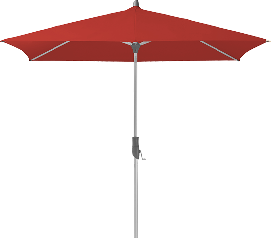 ALU-TWIST - 250x200 / rechteckig / 4 / Carmine / ohne / Natureloxiertes Aluminium