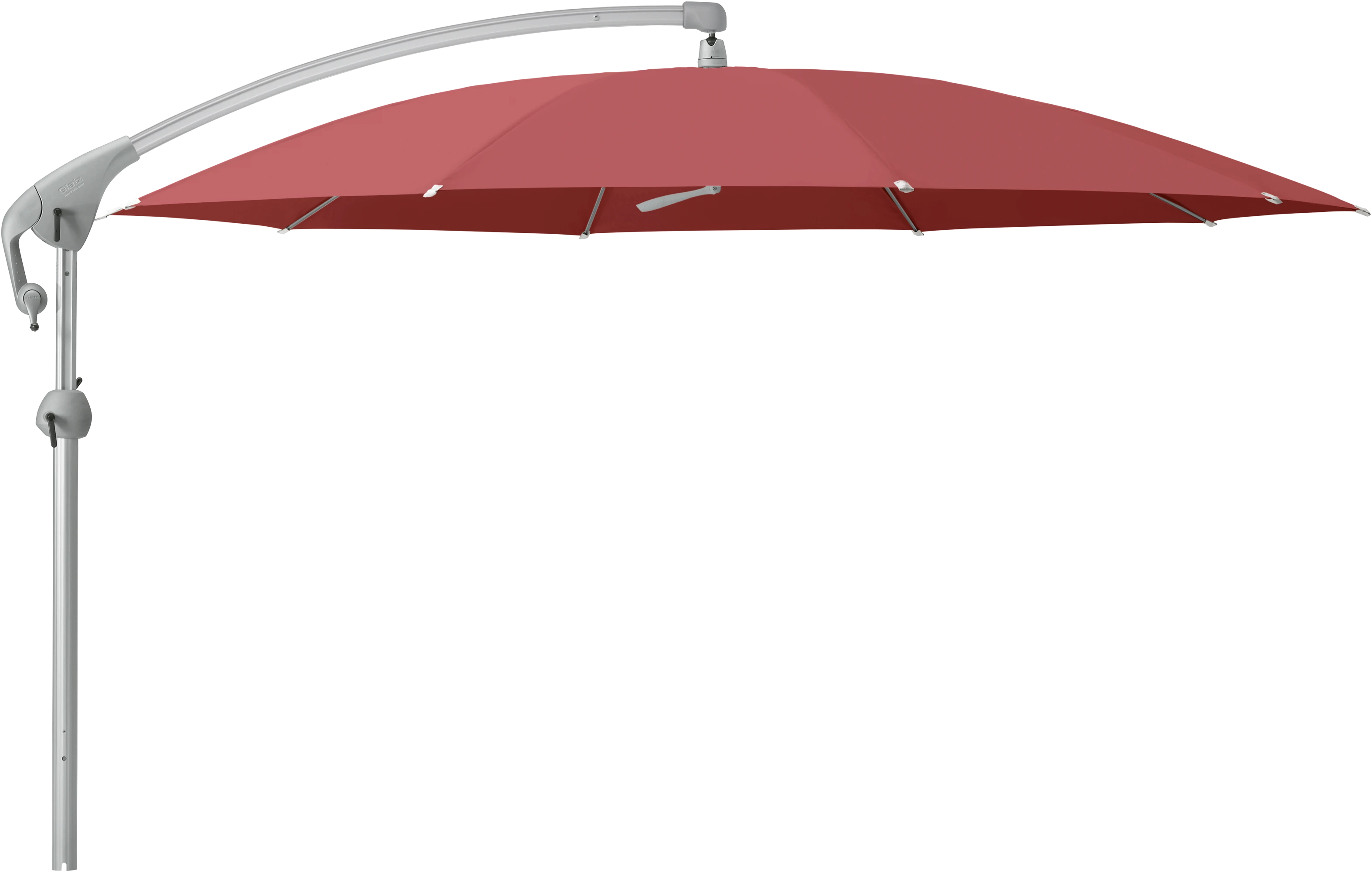 PENDALEX P+ - 300 / rund / 5 / Cherry / ohne / Natureloxiertes Aluminium