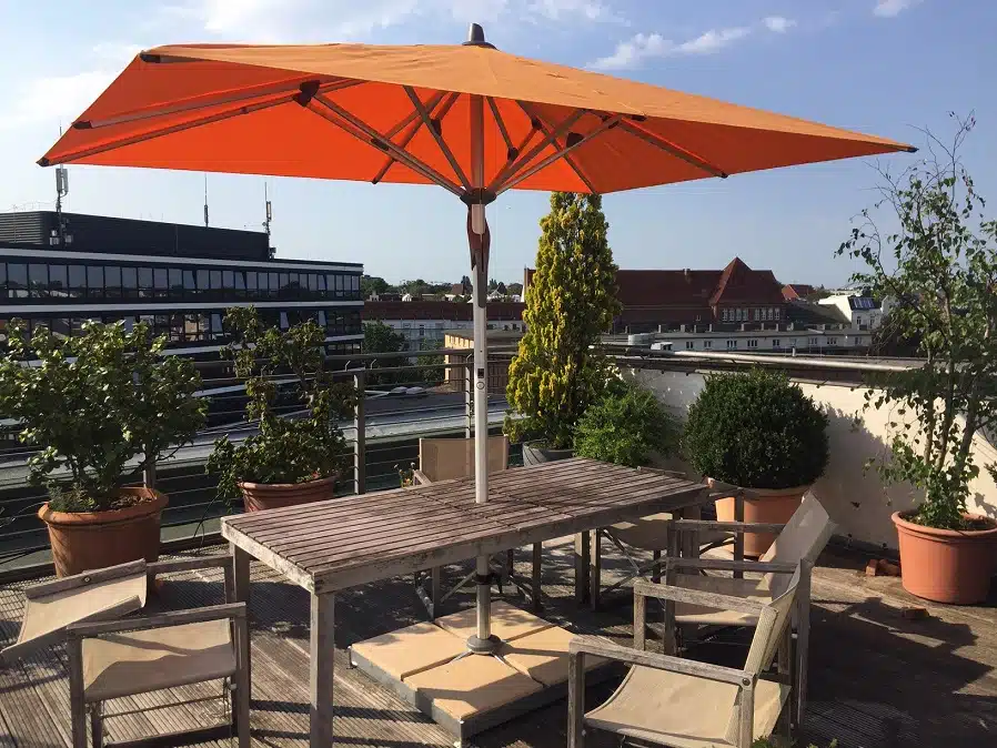 FORTERO Pro - 300x200 / rechteckig / 2 / Off white / ohne Volant / Natureloxiertes Aluminium